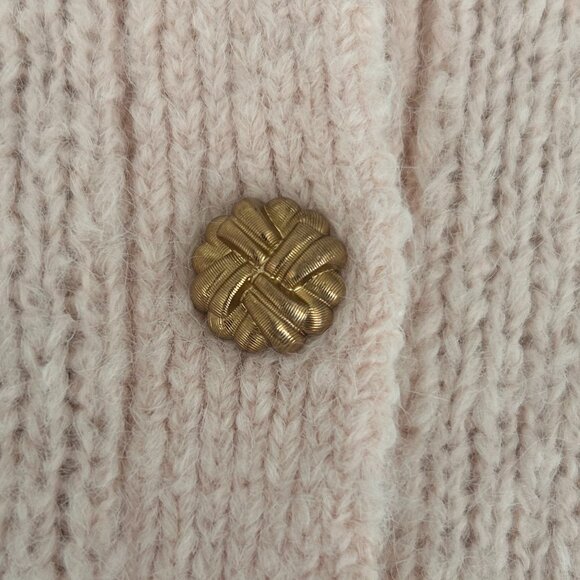 Reformation pink Daphne collared sweater (L) - Picture 2 of 3